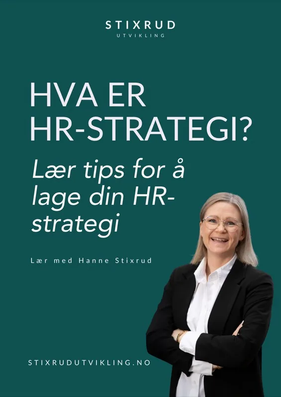 Forsiden til e-boka «Hva er HR-strategi? Slik jobber du strategisk med HR»