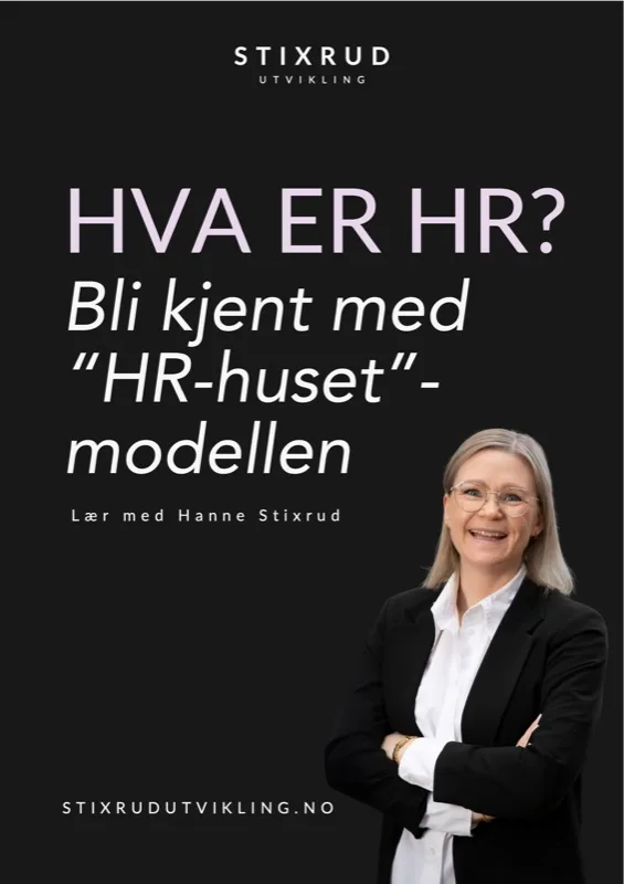 Forsiden til e-boka «Hva er HR? Bli kjent med HR-huset-modellen»